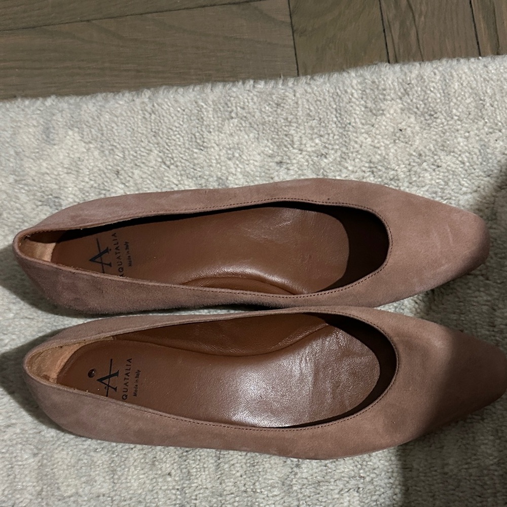 Aquatalia Women's Brown Suede Flats